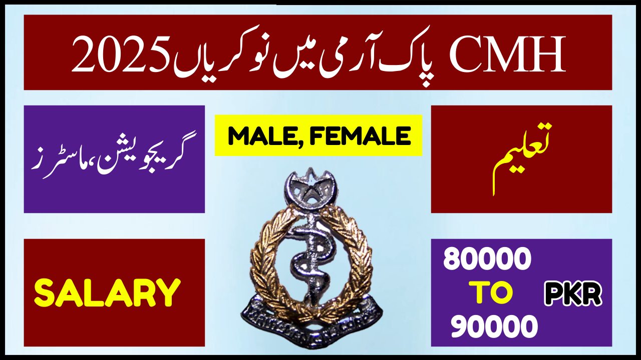 Latest Pak Army Jobs at CMH Rawalpindi in 2025: Apply Today